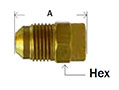 Flare Reducer 45deg Flare Diagram